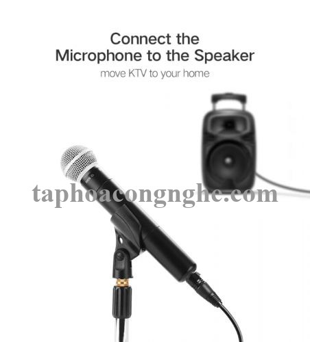 Ugreen 20725 15M màu Đen Cáp âm thanh 6.5mm sang Canon âm AV131 30020725